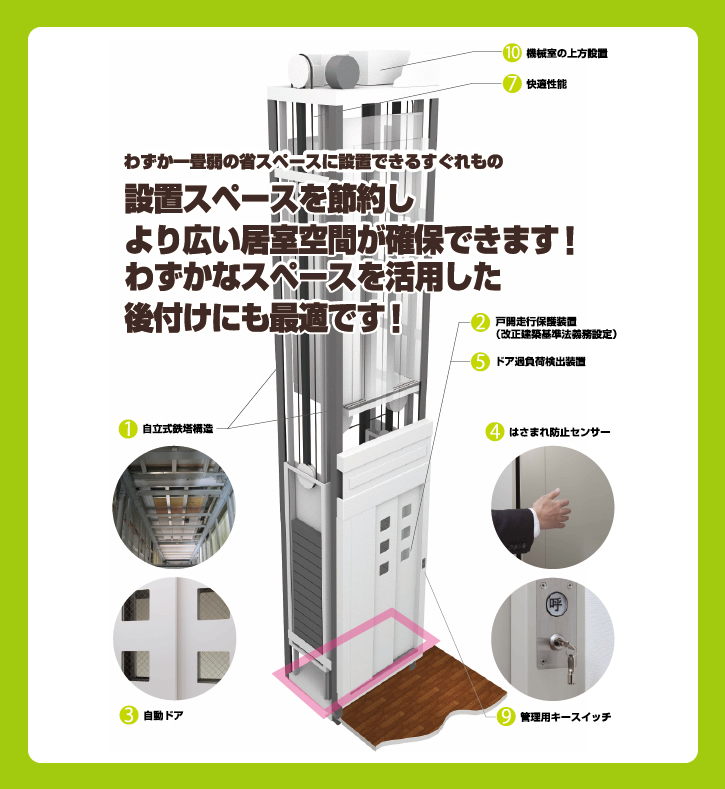 ビーグルエレベーター　標準仕様